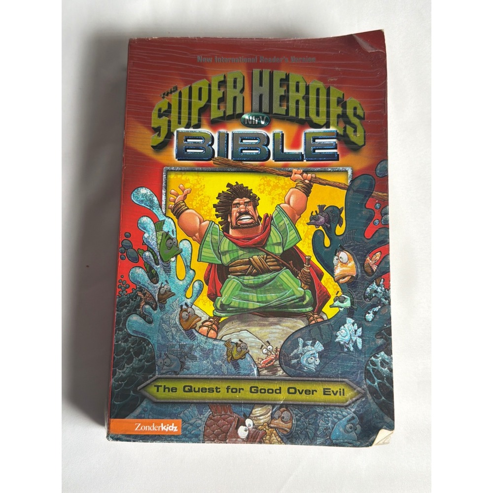 GOOD ZONDERKIDZ SUPER HEROES BIBLE NIRV KIDS OS RED PAPERBACK 0310702046